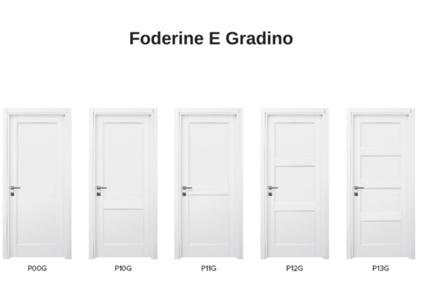 foderine e gradino (1) modelli porte flessya