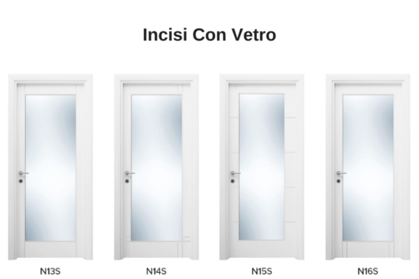 incisi con vetro 1 modelli porte flessya