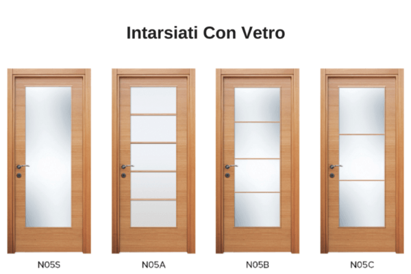 intarsiati con vetro 1 modelli porte flessya
