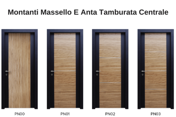 montanti massello anta tamburata modelli porte flessya