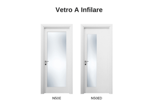 vetro a infilare modelli porte flessya