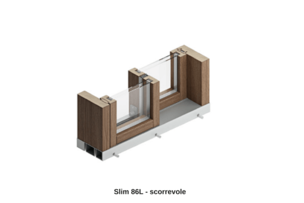 slim86l scorrevole modelli finestre pail